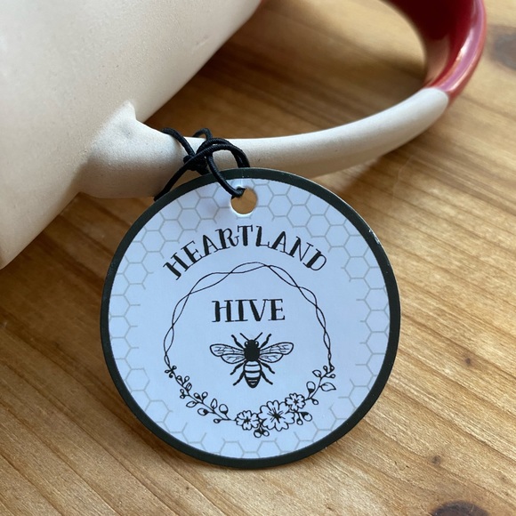 Mushroom Mug Vintage Inspired Design Red Tan Mugs NWT New Mug for Friend Gifts - Picture 4 of 8